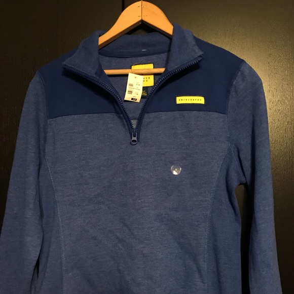 NWT Small Blue Prince & Fox Quarter-Zip Pullover - Picture 3 of 8